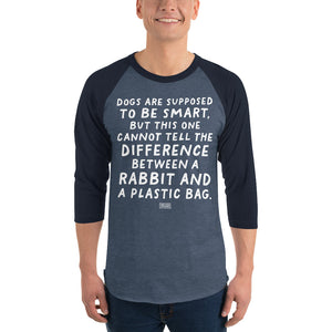 Open image in slideshow, 3/4 sleeve dark raglan - lure coursing
