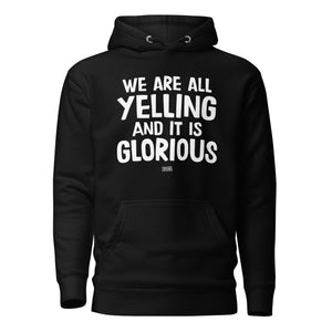 Open image in slideshow, unisex hoodie: generic yelling
