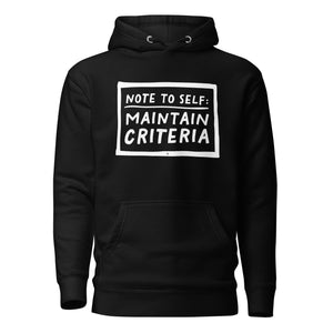 Open image in slideshow, unisex hoodie: maintain criteria
