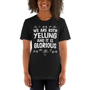 Open image in slideshow, unisex t-shirt: agility yelling
