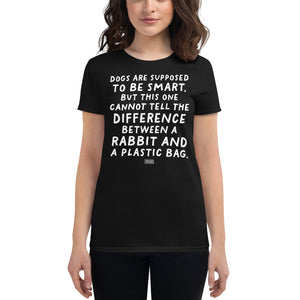 Open image in slideshow, women&#39;s fitted t-shirt: lure coursing
