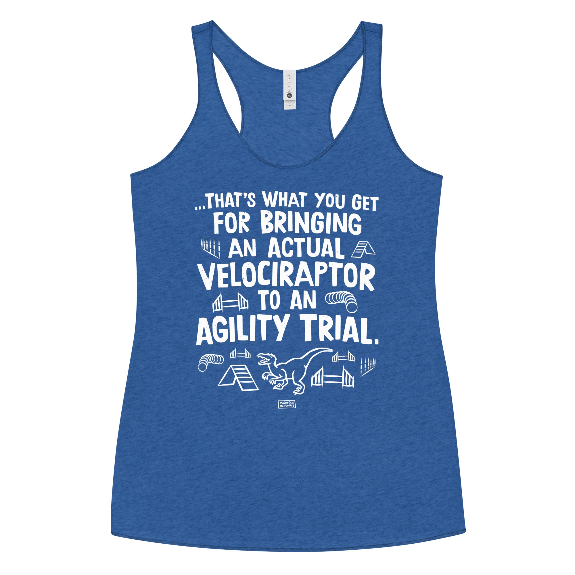 women's racerback: raptor agility